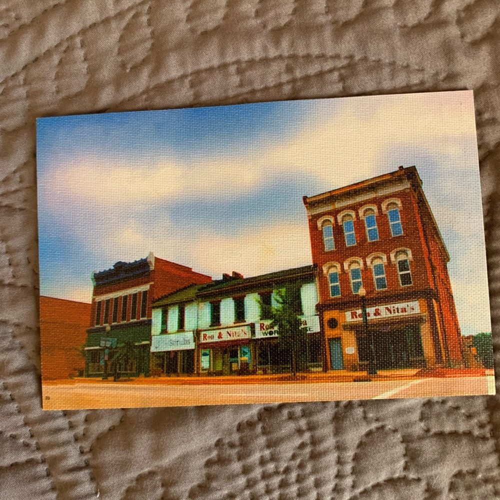 Colorful Street Scene Canvas Art